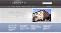 Desktop Screenshot of korsningen99.se